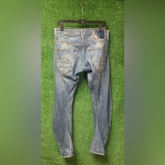 G-Star Raw Denim Arc 3D Loose Tapered Braces Jeans Size 30 (693) - Picture 3 of 7